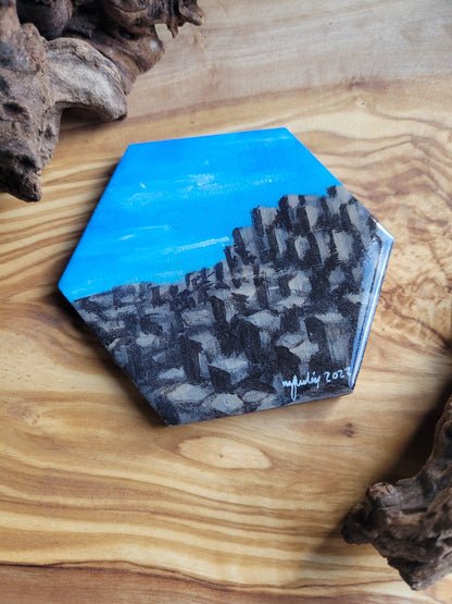 Wooden, Slate & Ceramic Coasters - Original Paintings