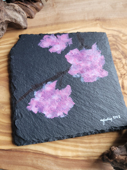 Wooden, Slate & Ceramic Coasters - Original Paintings