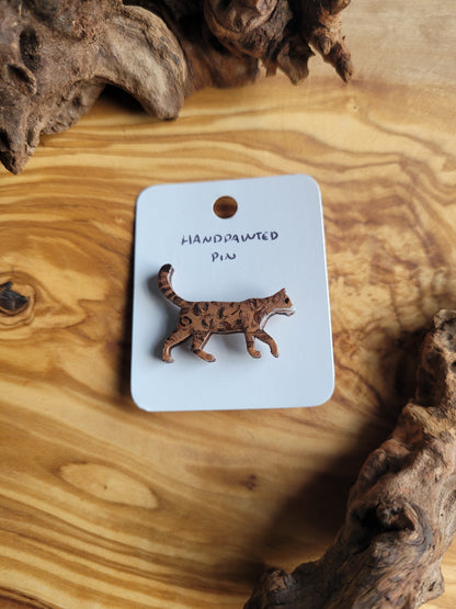 Cat Pins - Original Paintings