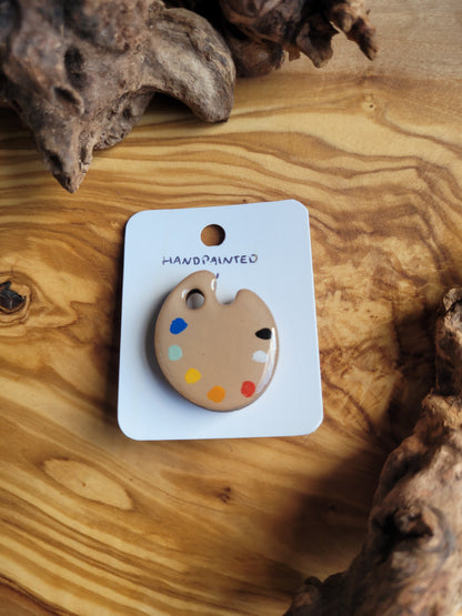 Paint Palette Pins - Original Painted Pins