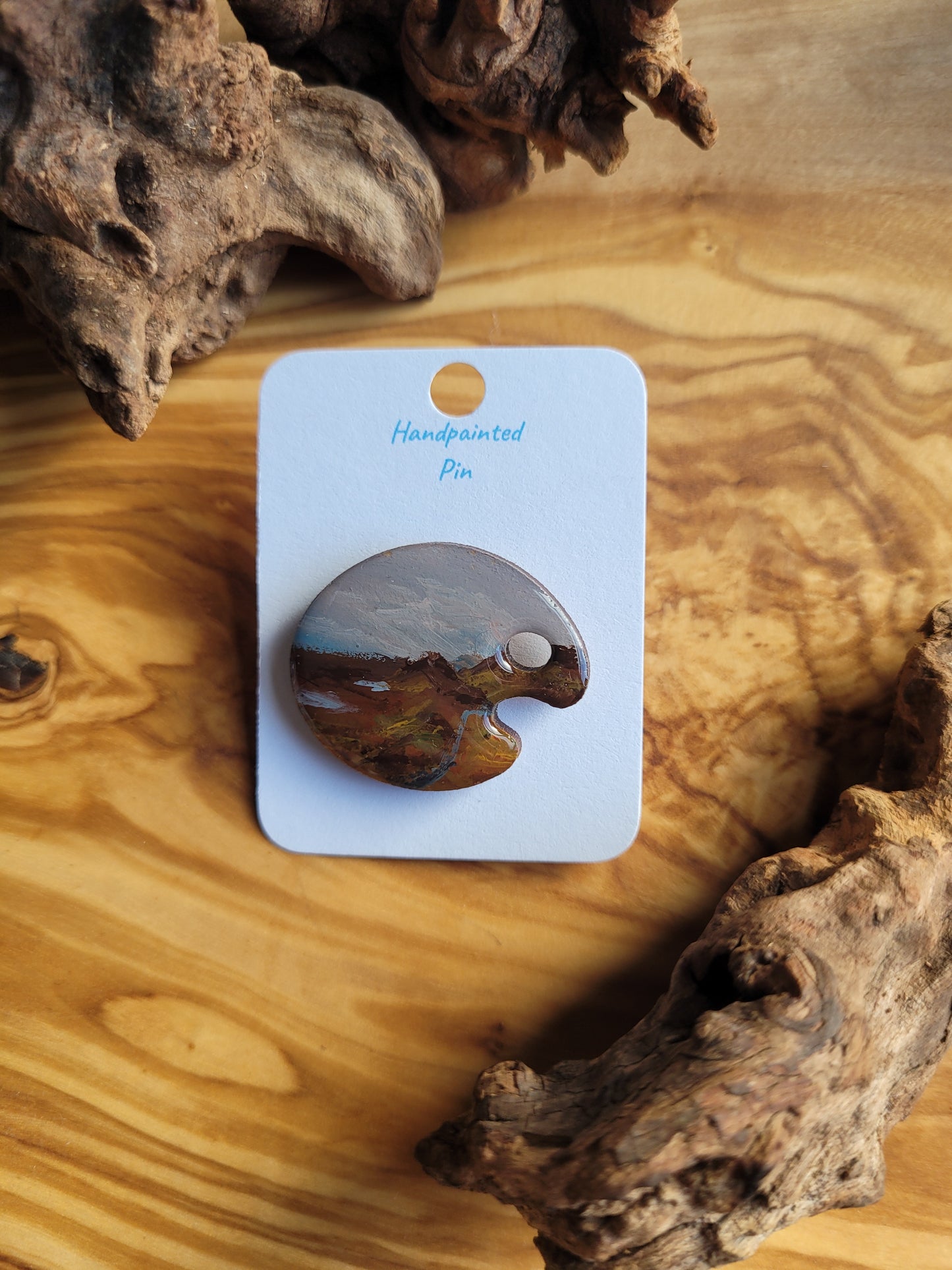 Paint Palette Pins - Original Painted Pins