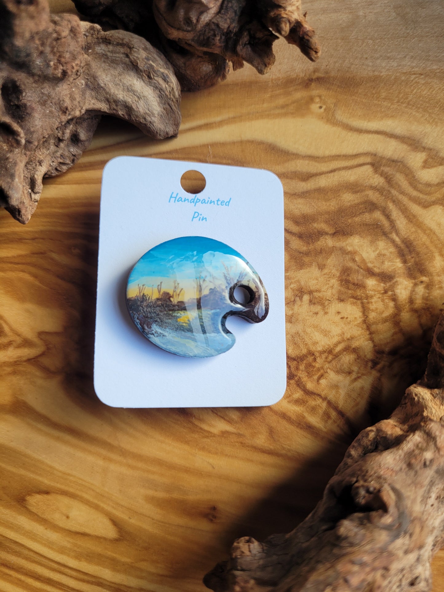 Paint Palette Pins - Original Painted Pins