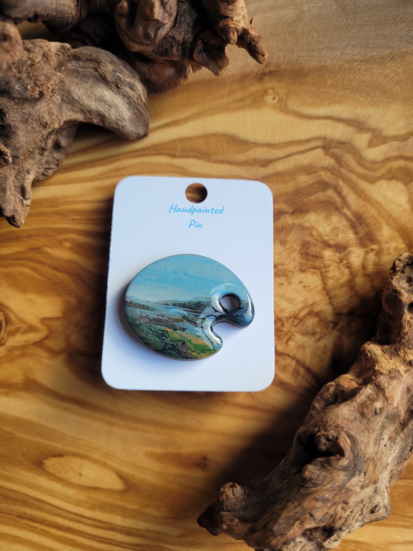 Paint Palette Pins - Original Painted Pins