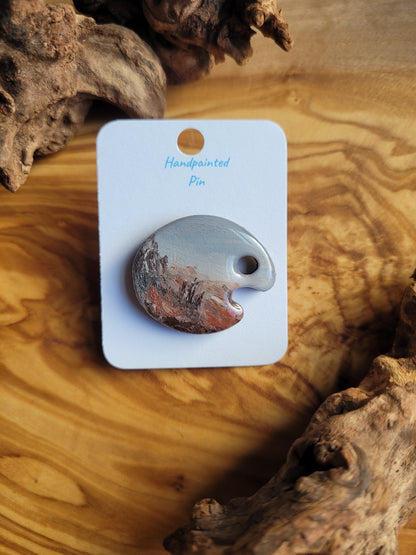 Paint Palette Pins - Original Painted Pins