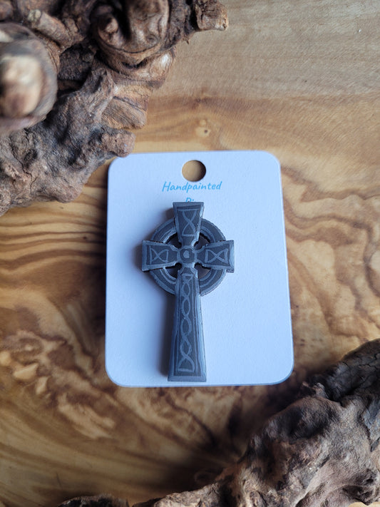 Celtic Cross - Original Painted Pins