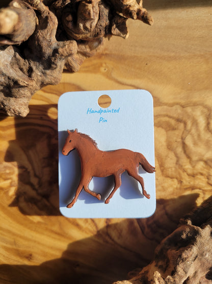 Horse Pin - Original Paintings