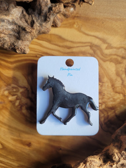 Horse Pin - Original Paintings