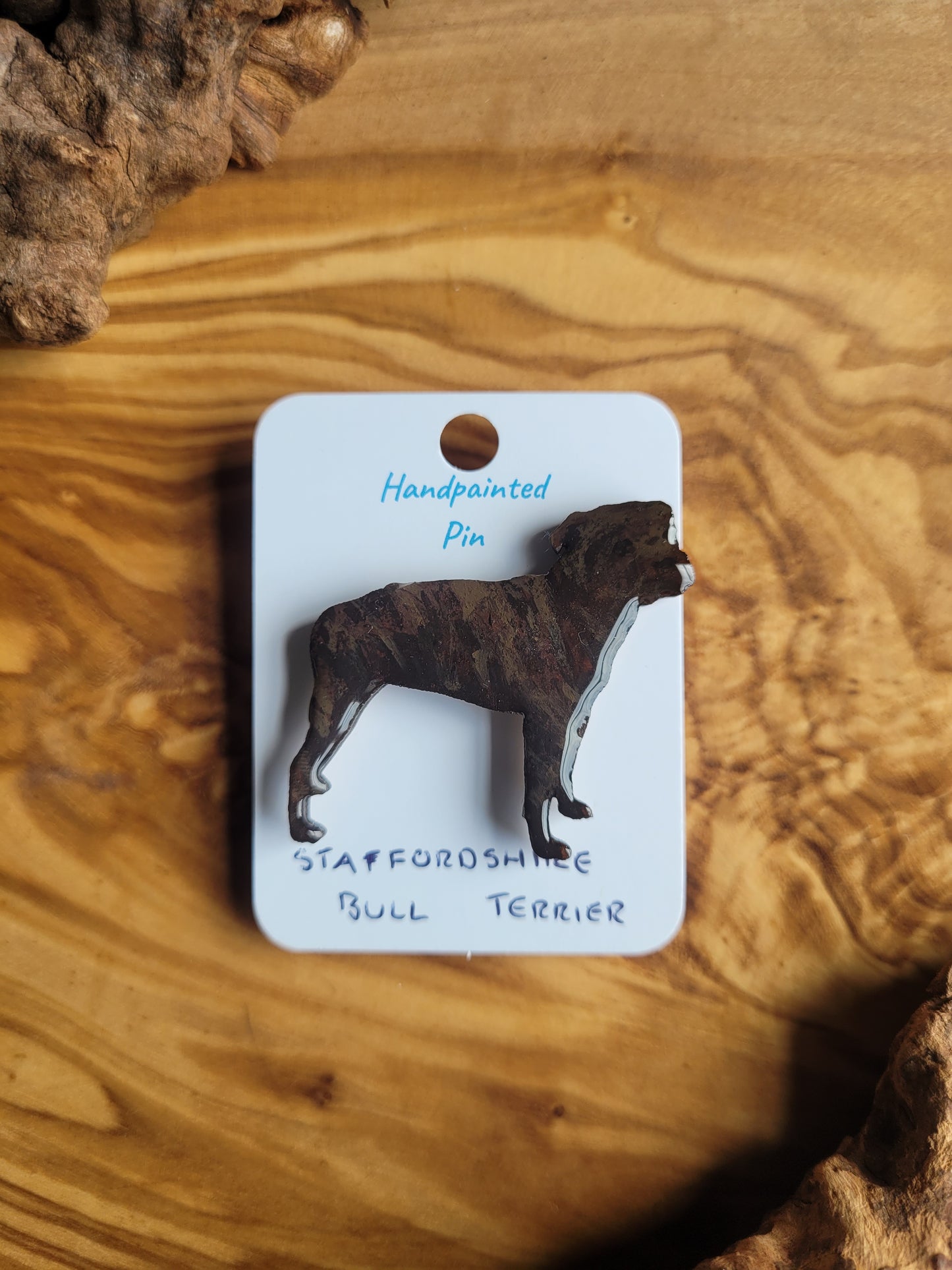Staffordshire Bull Terrier Pins - Original Painted Pins