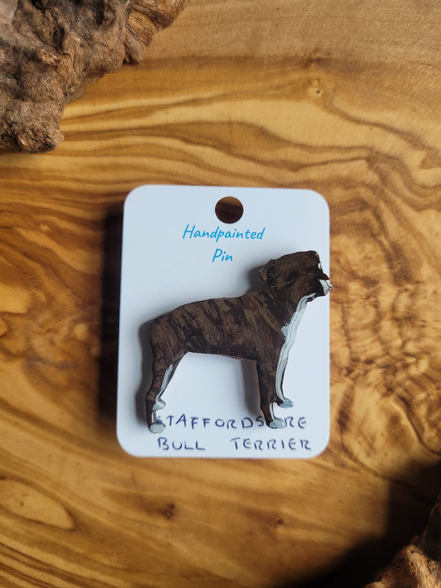 Staffordshire Bull Terrier Pins - Original Painted Pins
