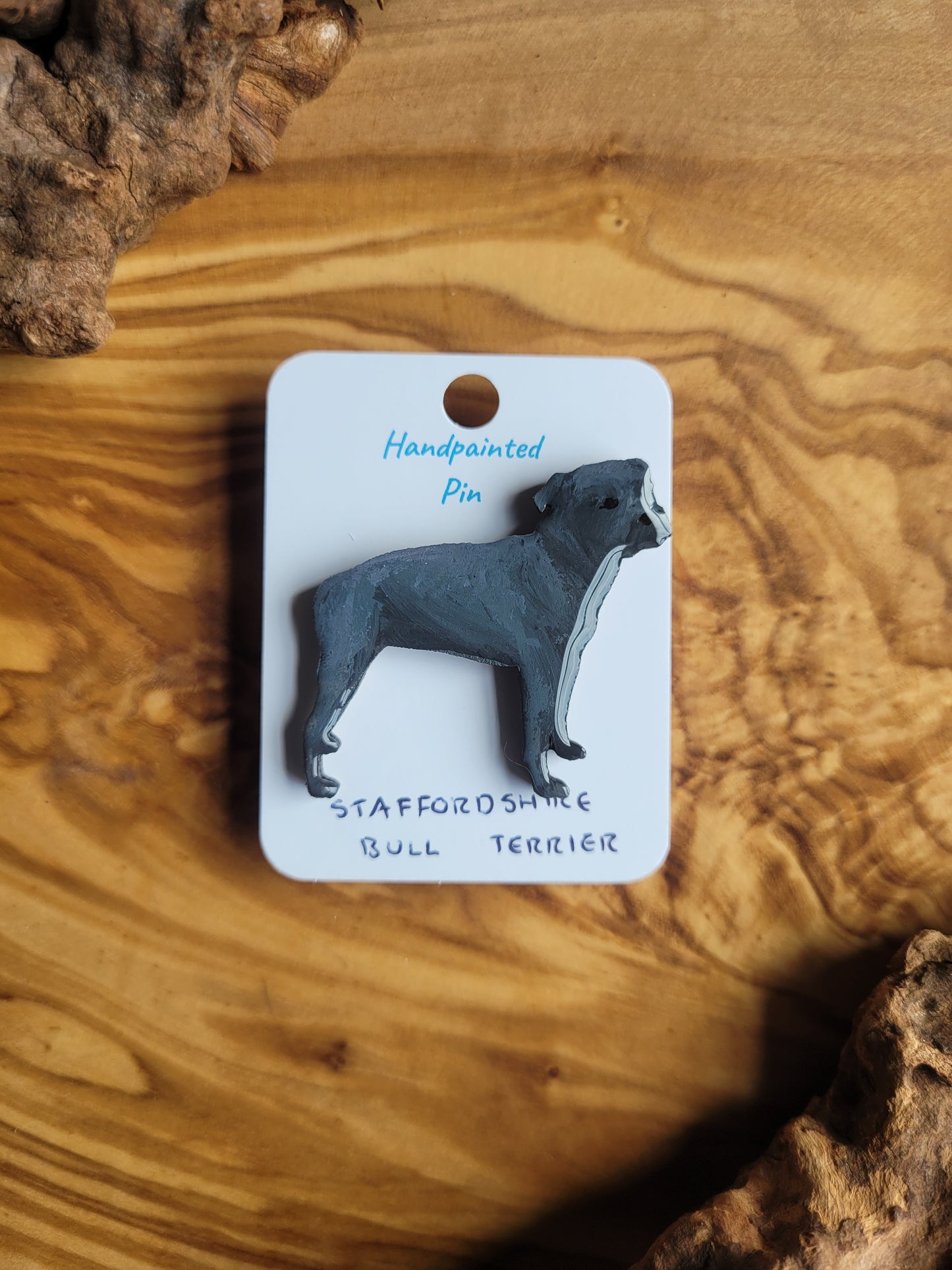 Staffordshire Bull Terrier Pins - Original Painted Pins
