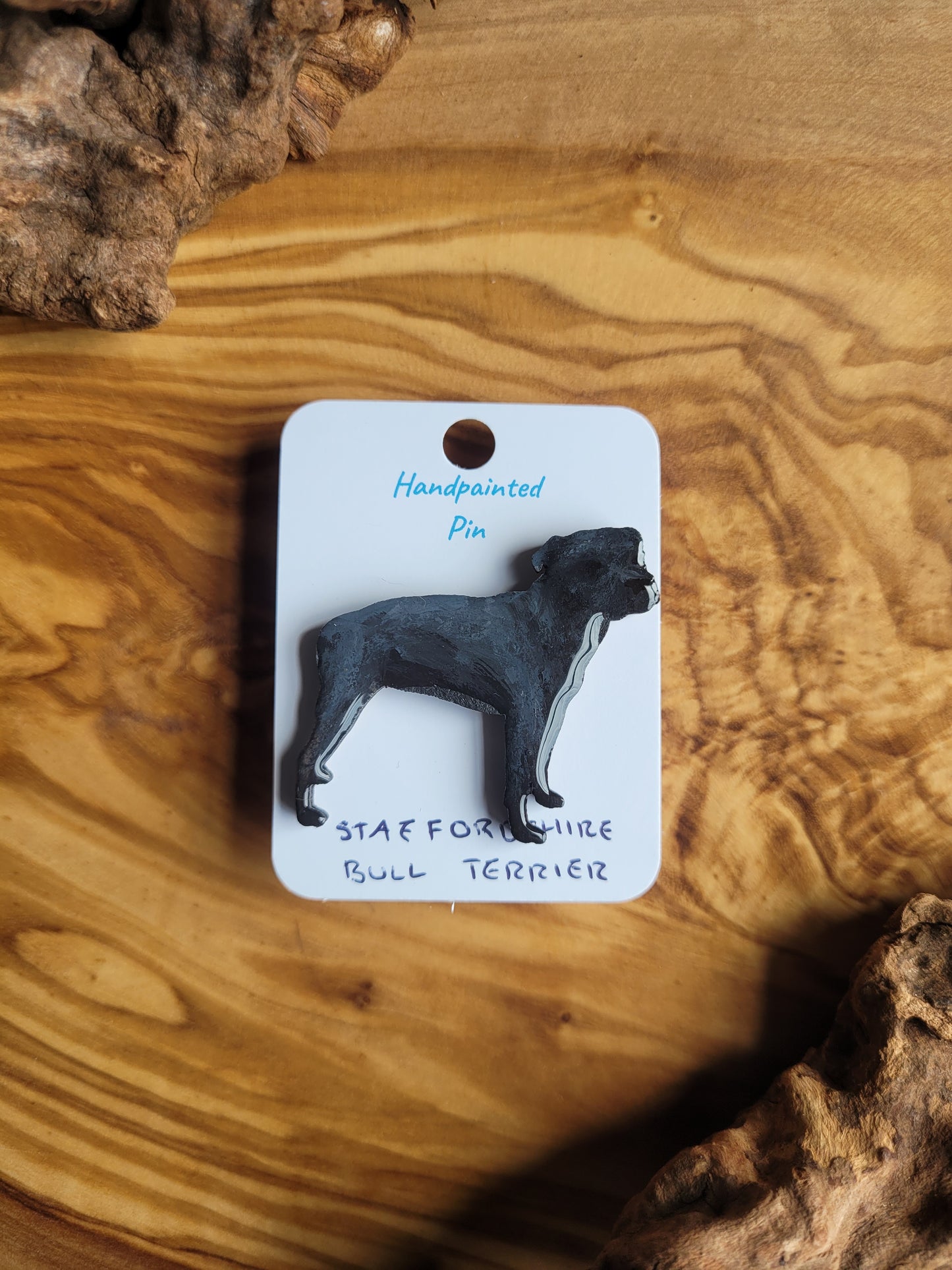 Staffordshire Bull Terrier Pins - Original Painted Pins