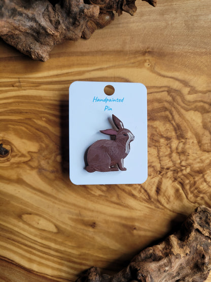 Rabbit Pins - Original Paintings