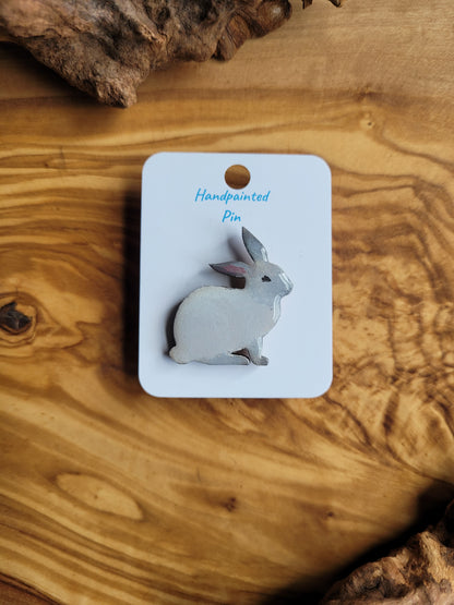 Rabbit Pins - Original Paintings