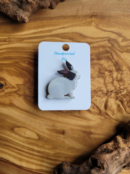 Rabbit Pins - Original Paintings