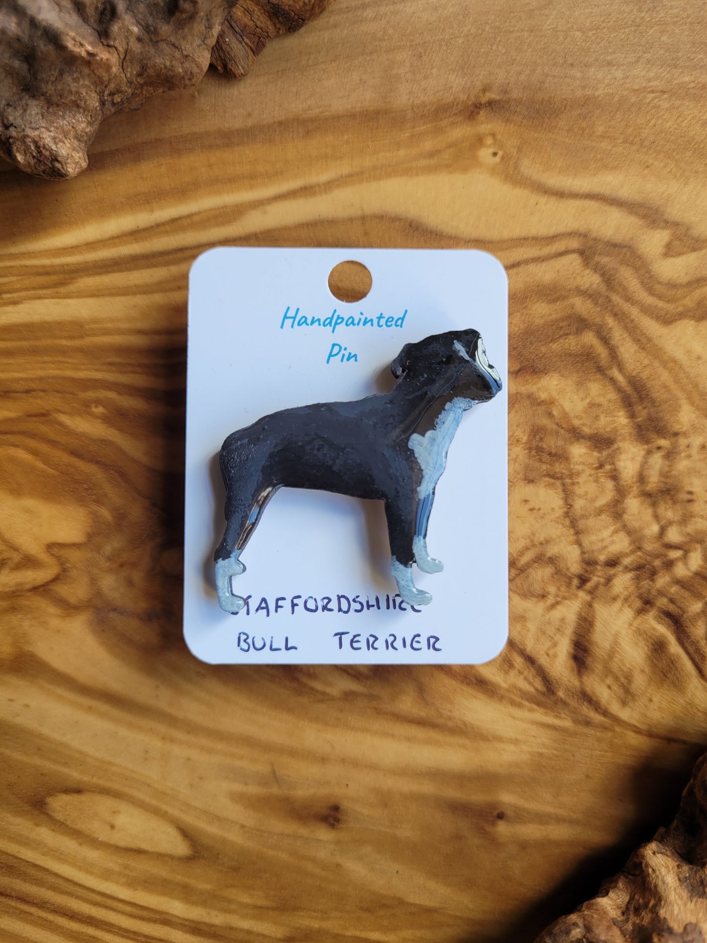 Staffordshire Bull Terrier Pins - Original Painted Pins