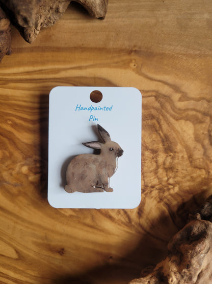 Rabbit Pins - Original Paintings