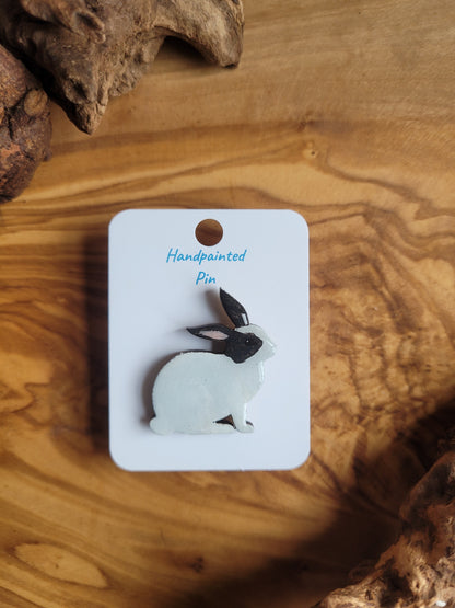 Rabbit Pins - Original Paintings