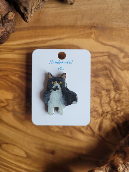 Cat Pins - Original Paintings