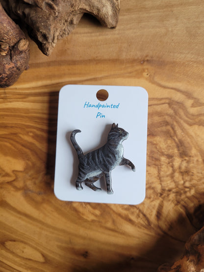 Cat Pins - Original Paintings