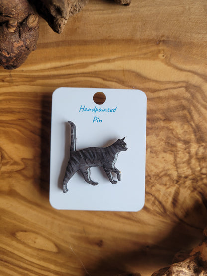 Cat Pins - Original Paintings