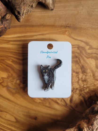 Cat Pins - Original Paintings
