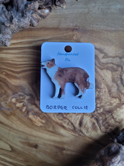 Border Collie Pins - Original Painted Pins