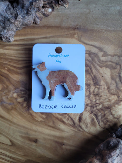 Border Collie Pins - Original Painted Pins