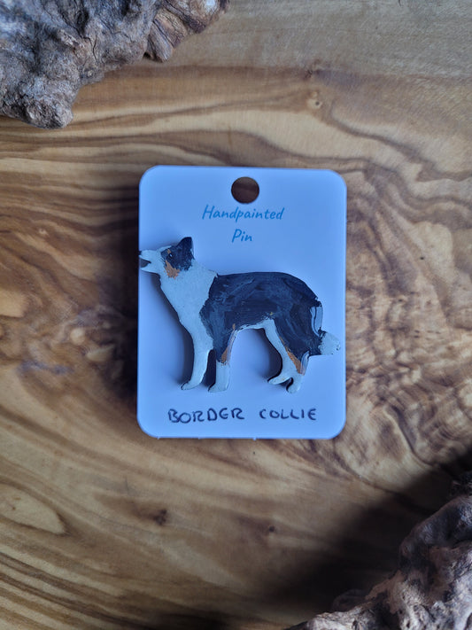 Border Collie Pins - Original Painted Pins