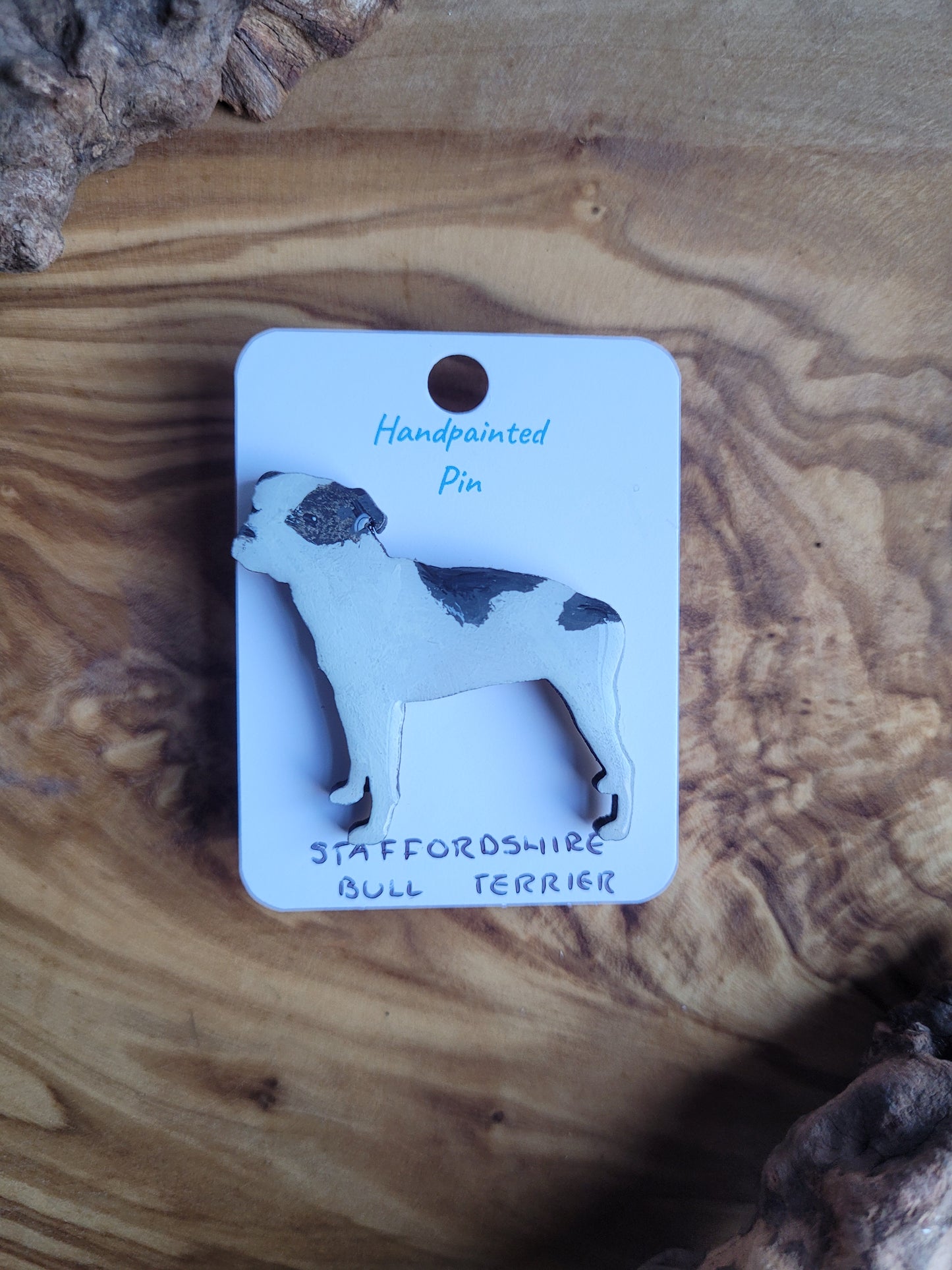 Staffordshire Bull Terrier Pins - Original Painted Pins