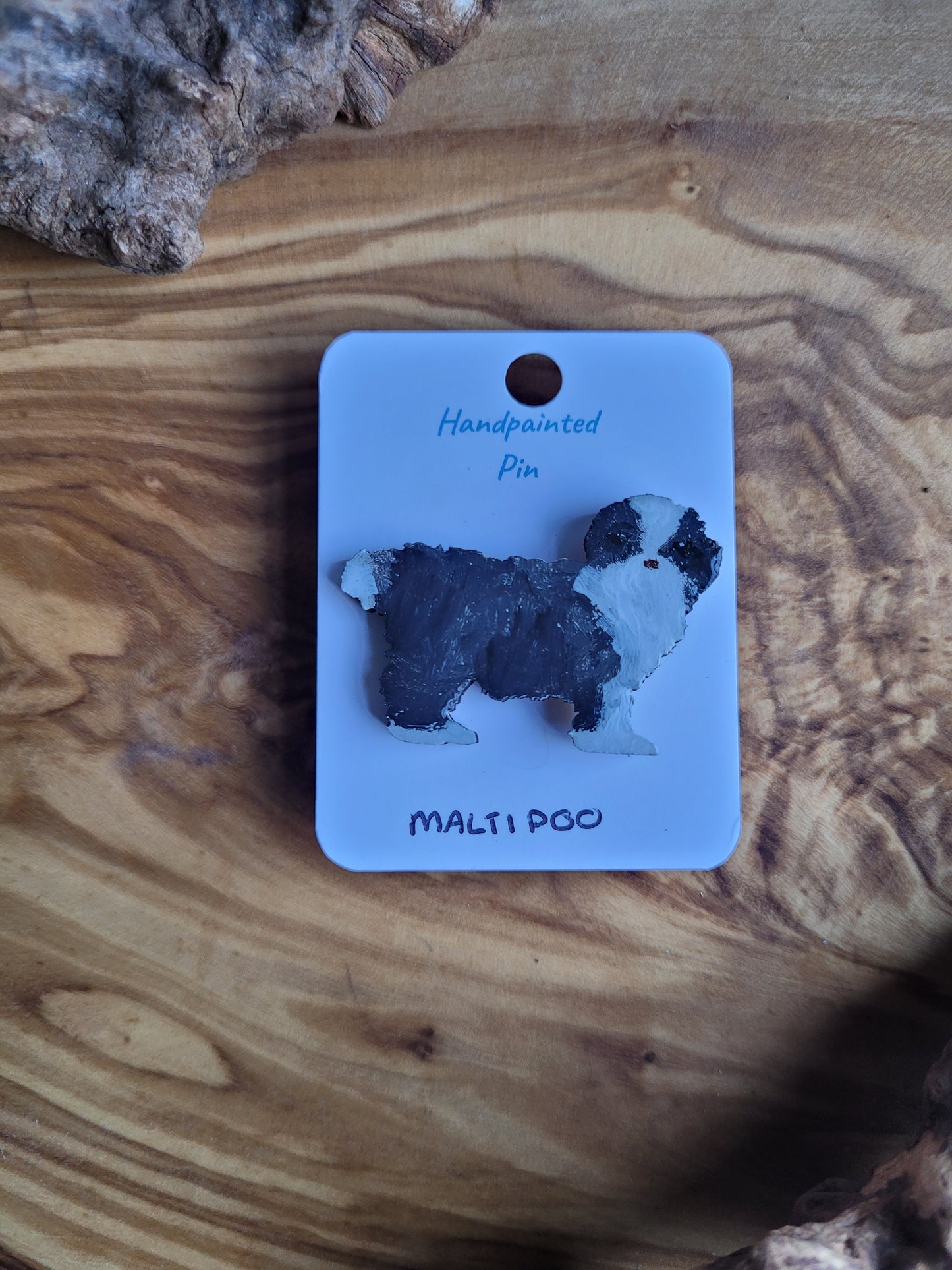 Maltipoo Dog Pins - Original Painted Pins