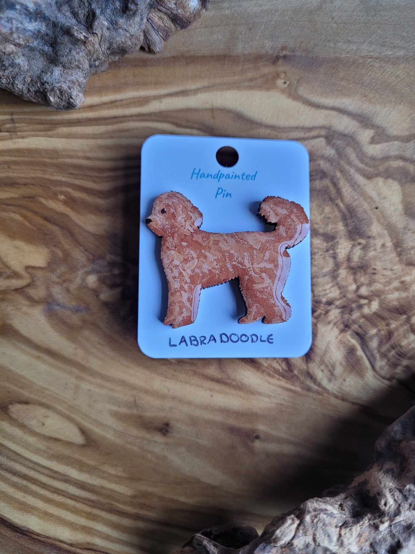 Labradoodle Pins - Original Painted Pins