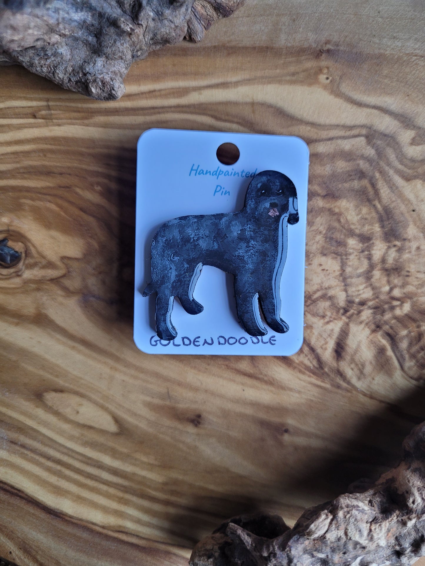 Goldendoodle Dog Pins - Original Painted Pin