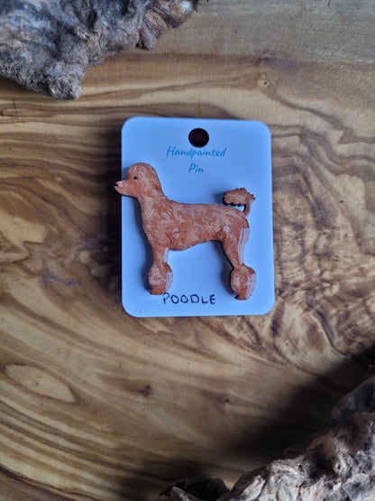 Poodle Pins - Original Painted Pins