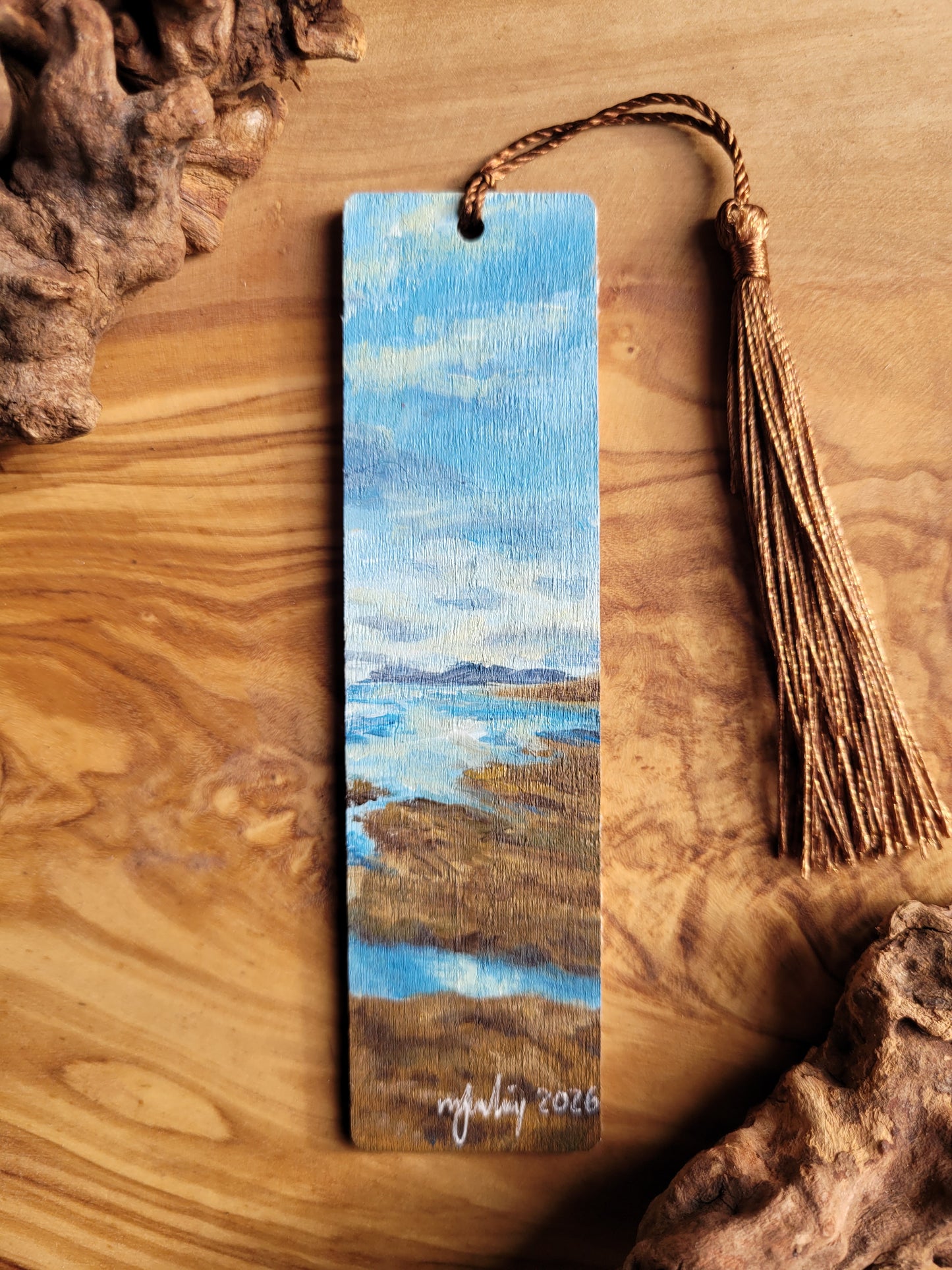 Bookmarks - Hand - Painted Wooden Bookmarks