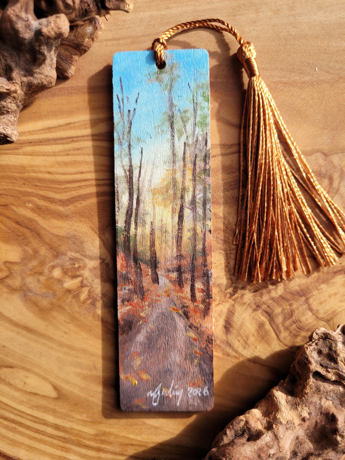 Bookmarks - Hand - Painted Wooden Bookmarks