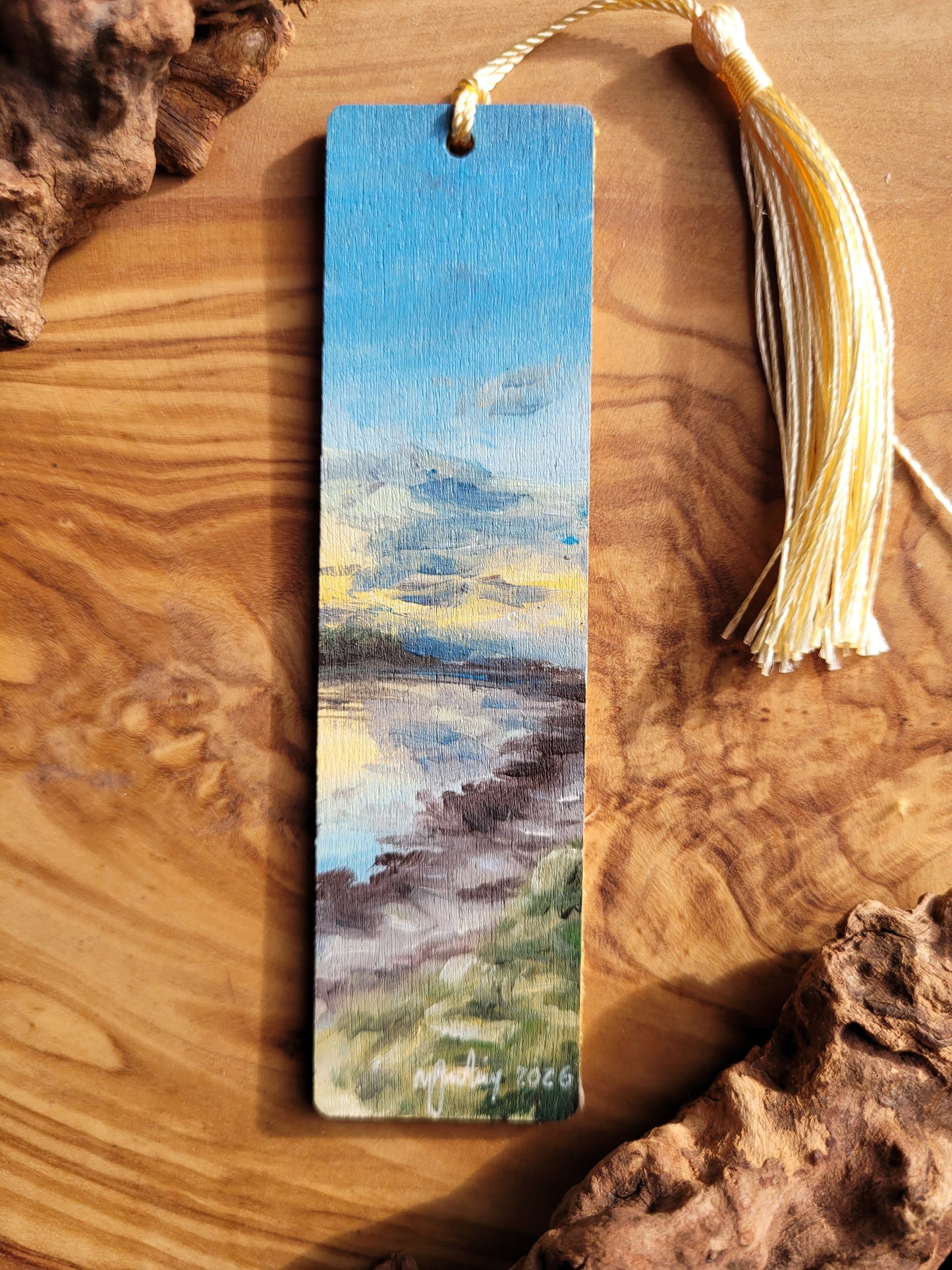 Bookmarks - Hand - Painted Wooden Bookmarks