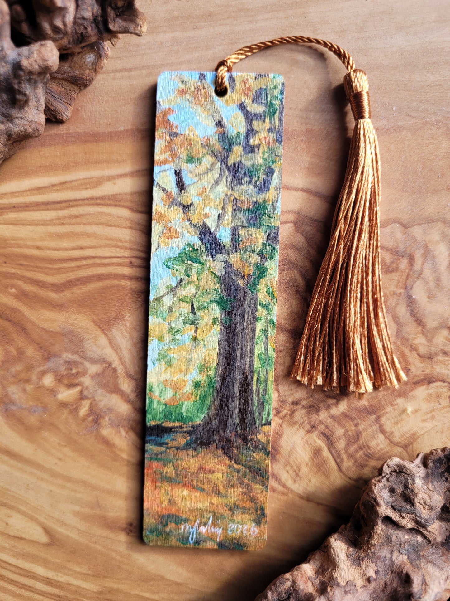Bookmarks - Hand - Painted Wooden Bookmarks