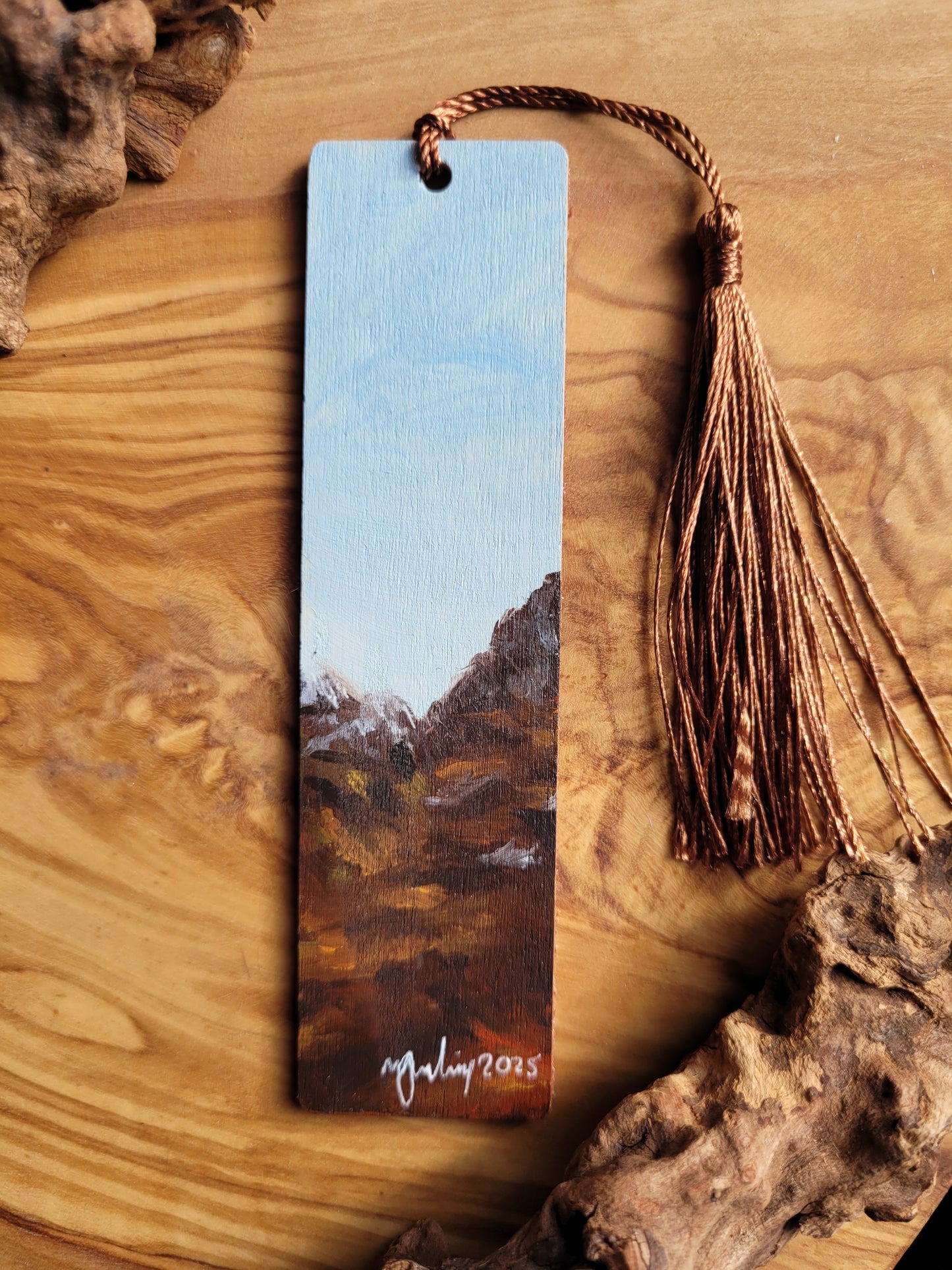 Bookmarks - Hand - Painted Wooden Bookmarks
