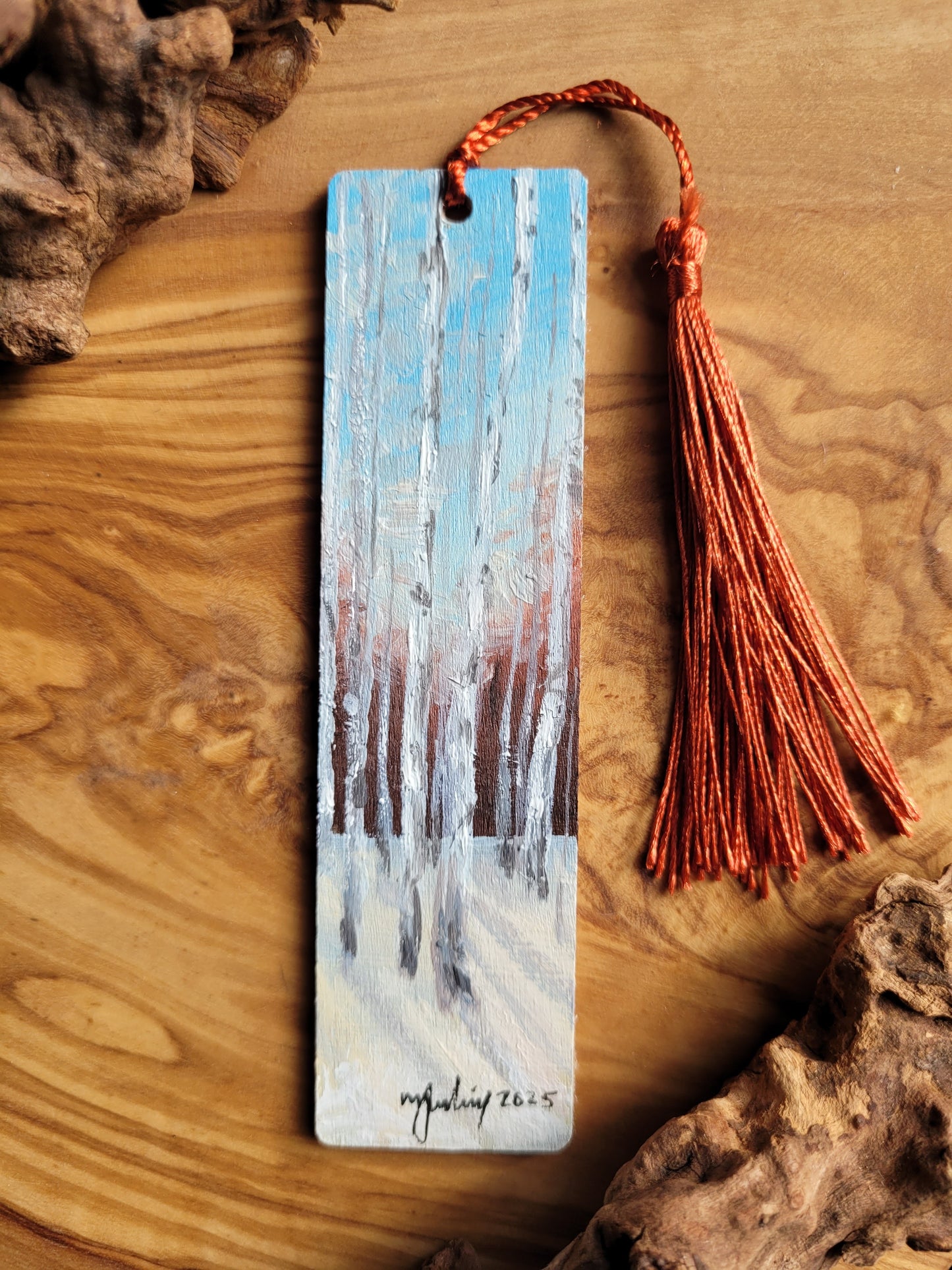 Bookmarks - Hand - Painted Wooden Bookmarks