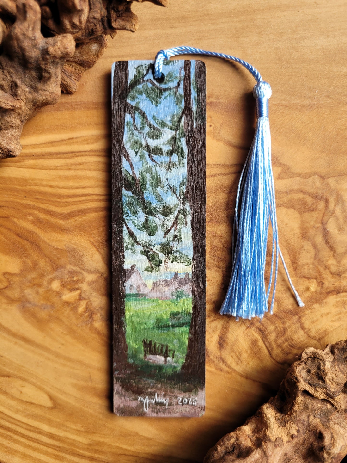 Bookmarks - Hand - Painted Wooden Bookmarks
