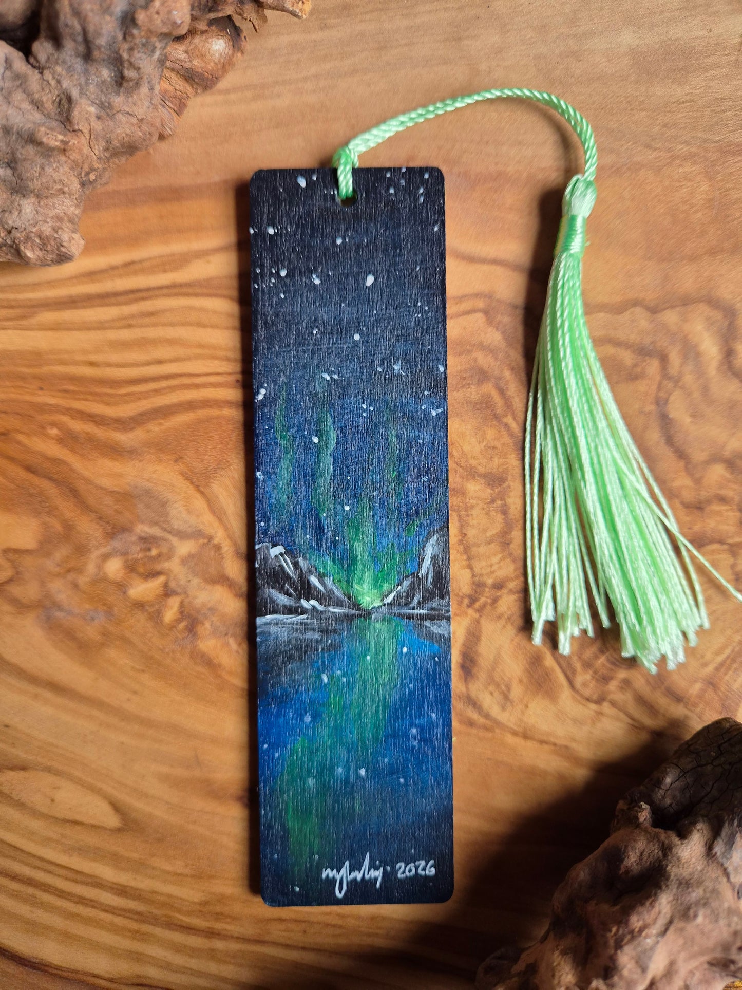 Bookmarks - Hand - Painted Wooden Bookmarks