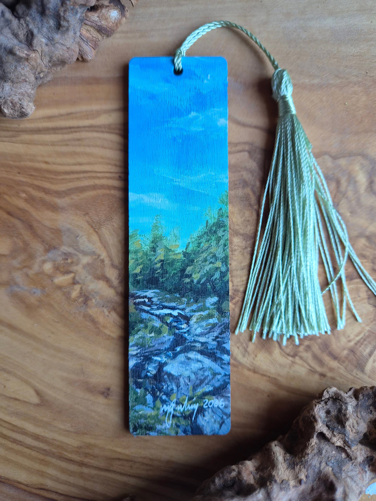 Bookmarks - Hand-Painted Wooden Bookmarks