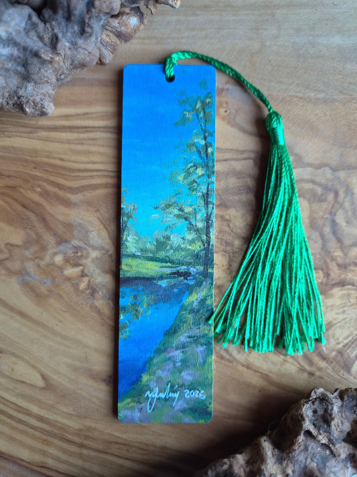 Bookmarks - Hand-Painted Wooden Bookmarks