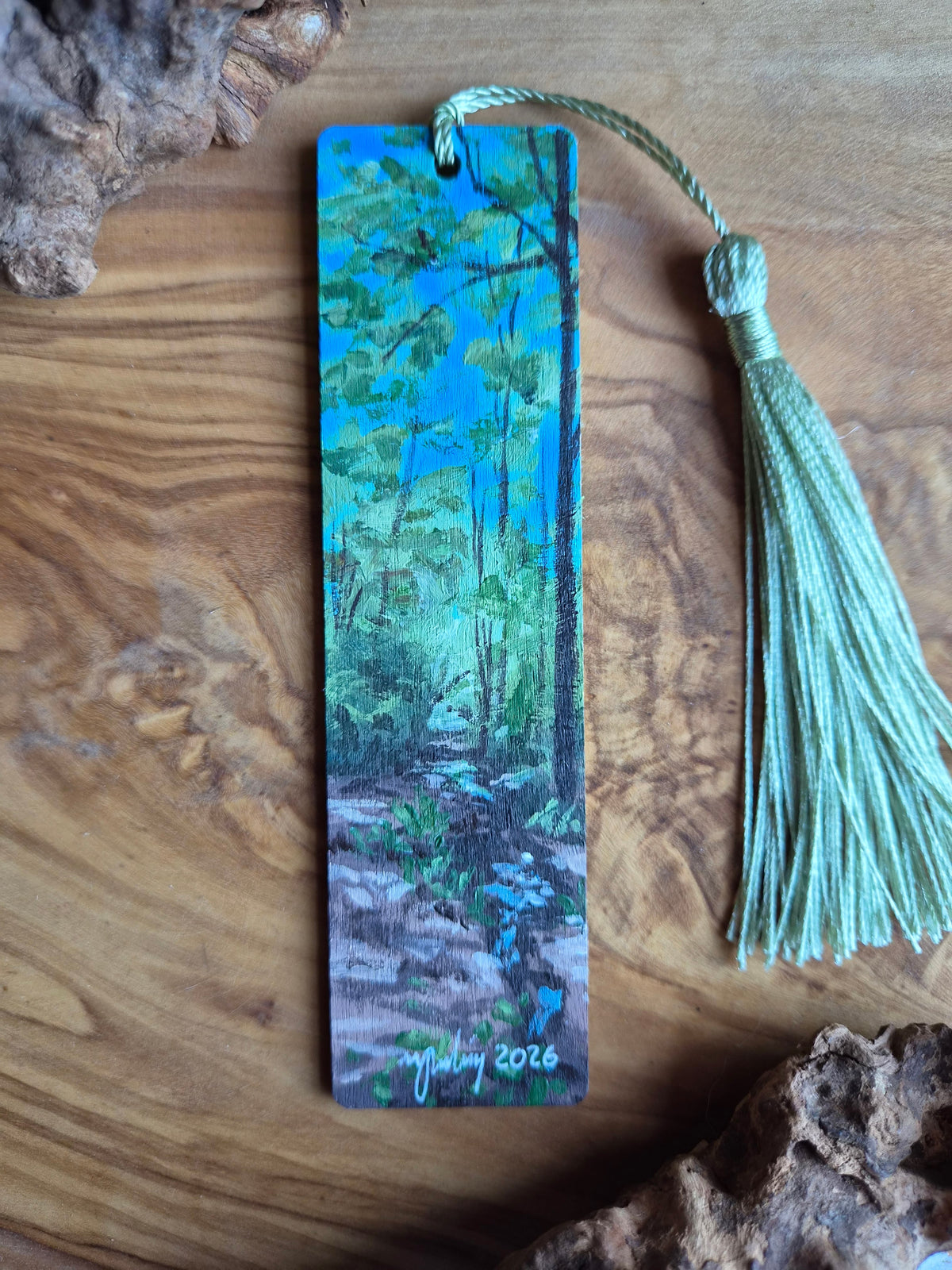 Bookmarks - Hand-Painted Wooden Bookmarks