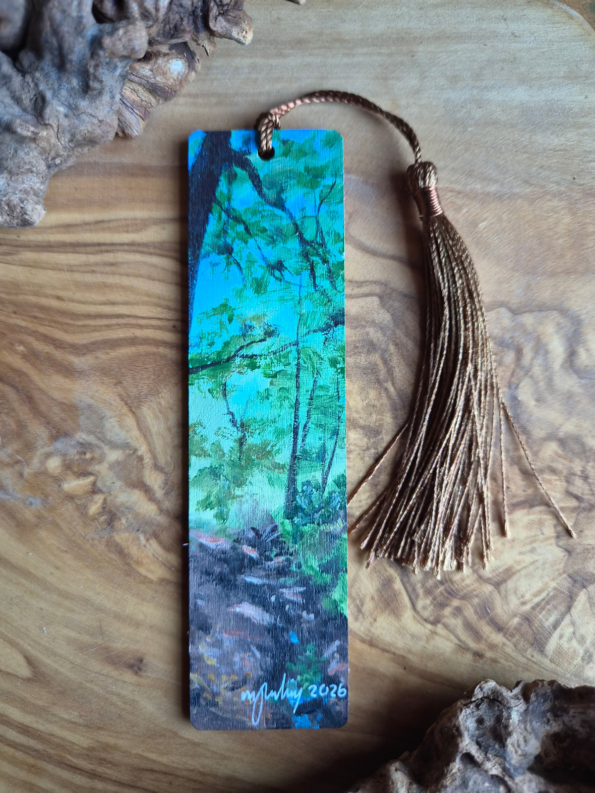 Bookmarks - Hand-Painted Wooden Bookmarks