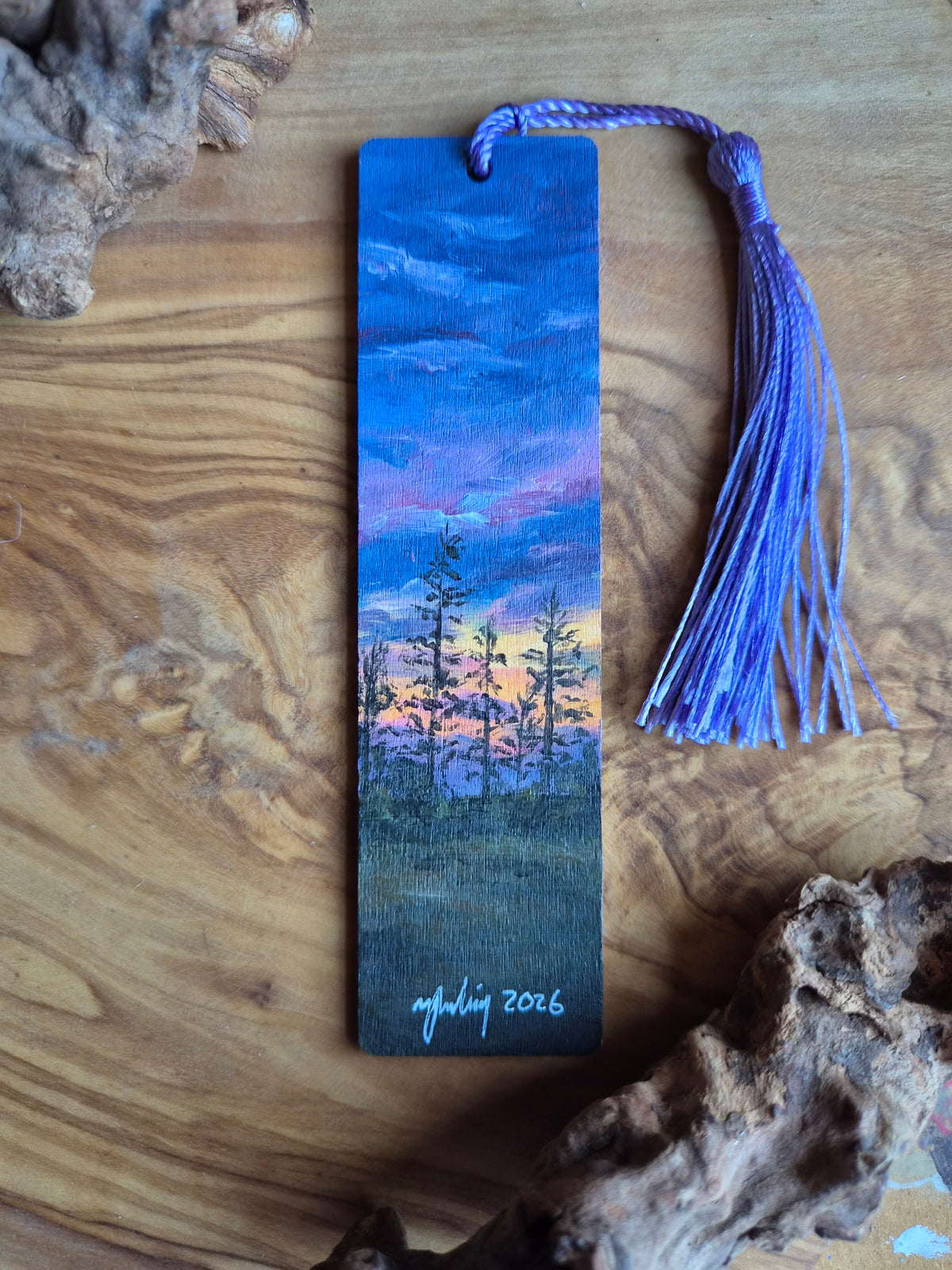 Bookmarks - Hand-Painted Wooden Bookmarks