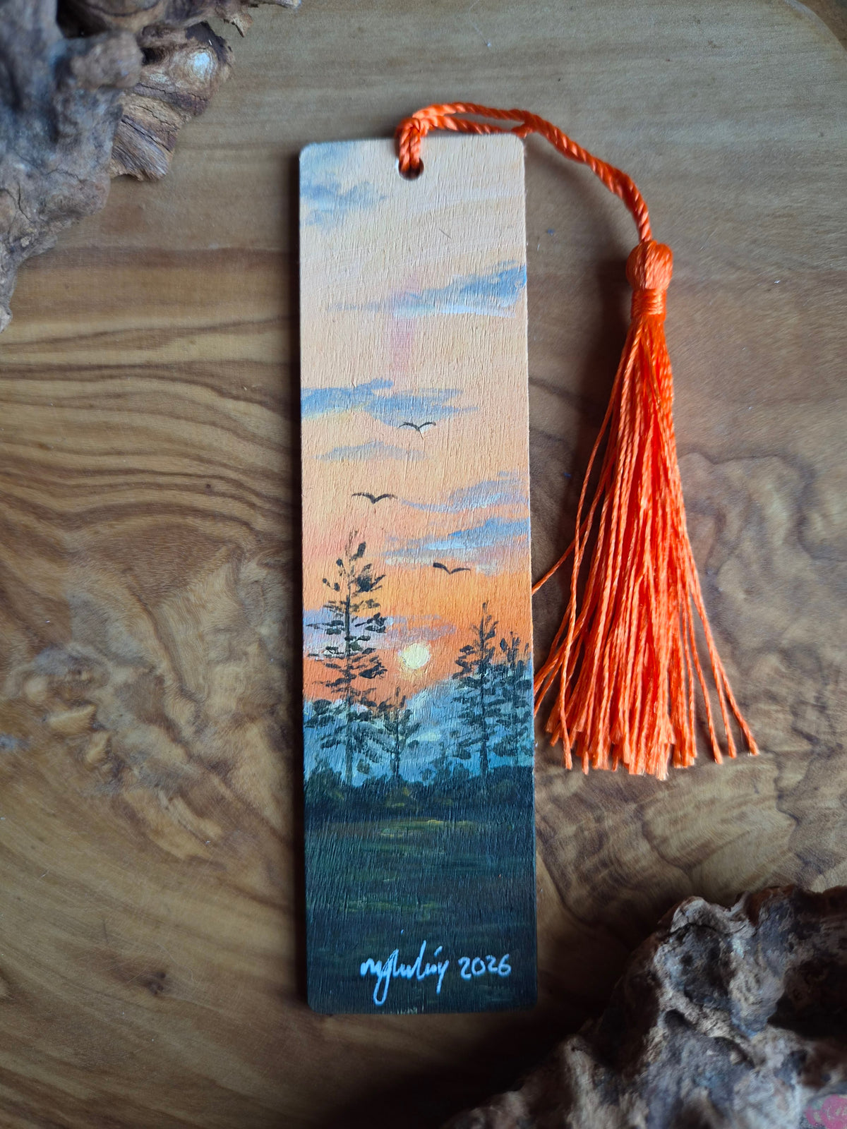 Bookmarks - Hand-Painted Wooden Bookmarks