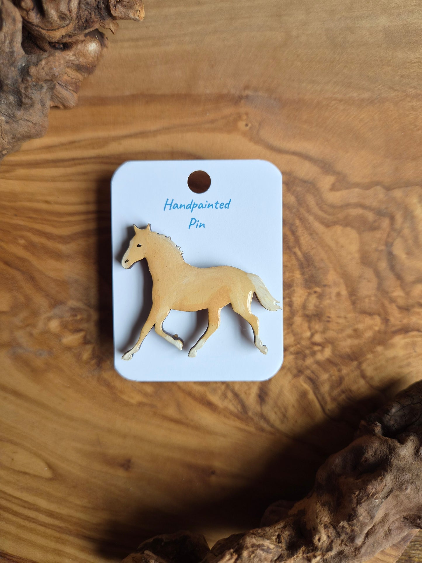Horse Pins – Hand-Painted Wooden Pin Badge