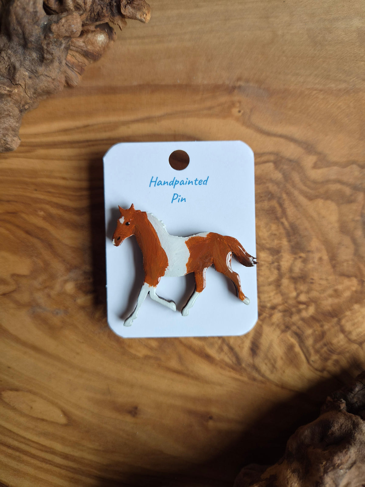 Horse Pins – Hand-Painted Wooden Pin Badge