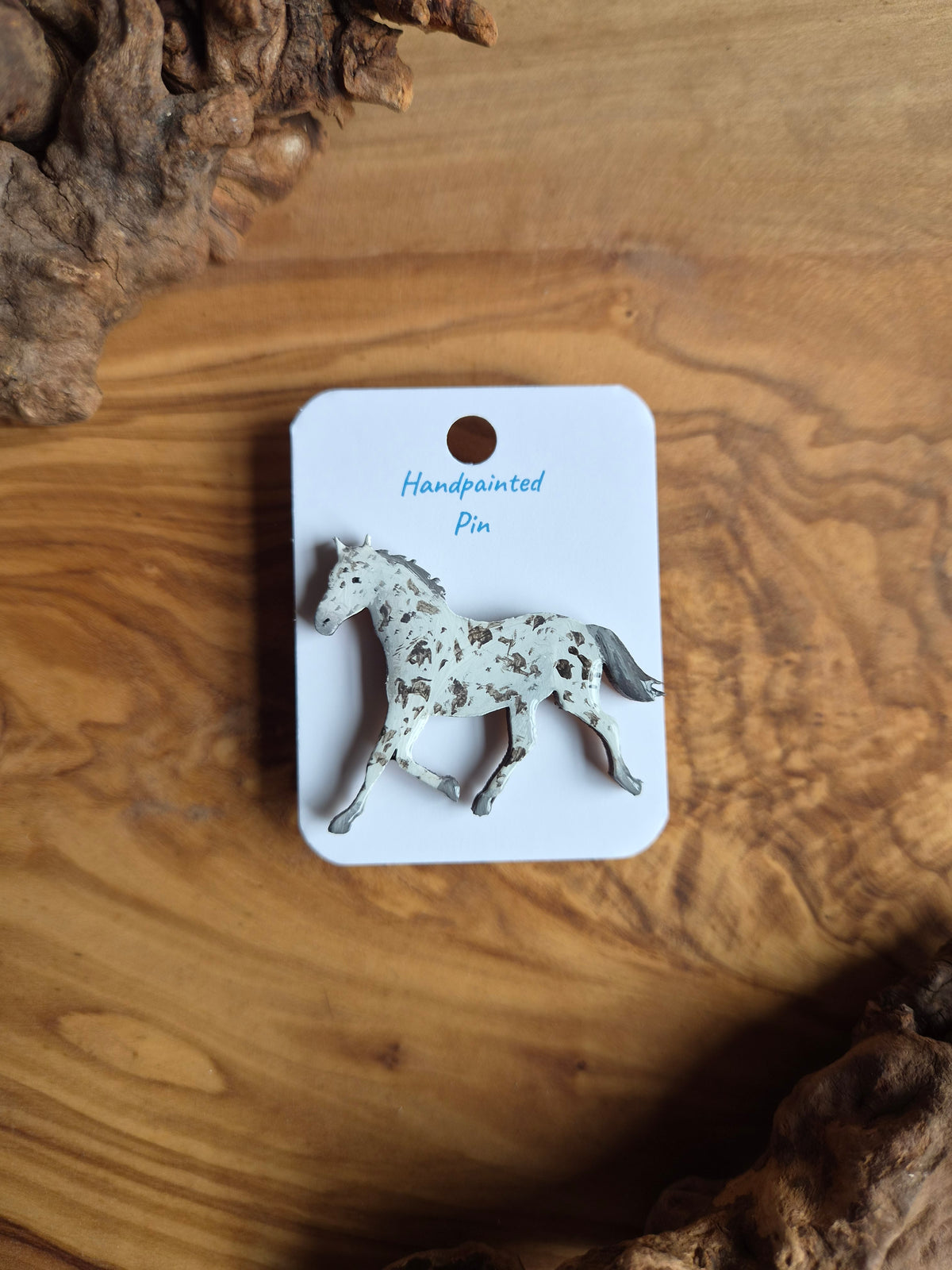 Horse Pins – Hand-Painted Wooden Pin Badge